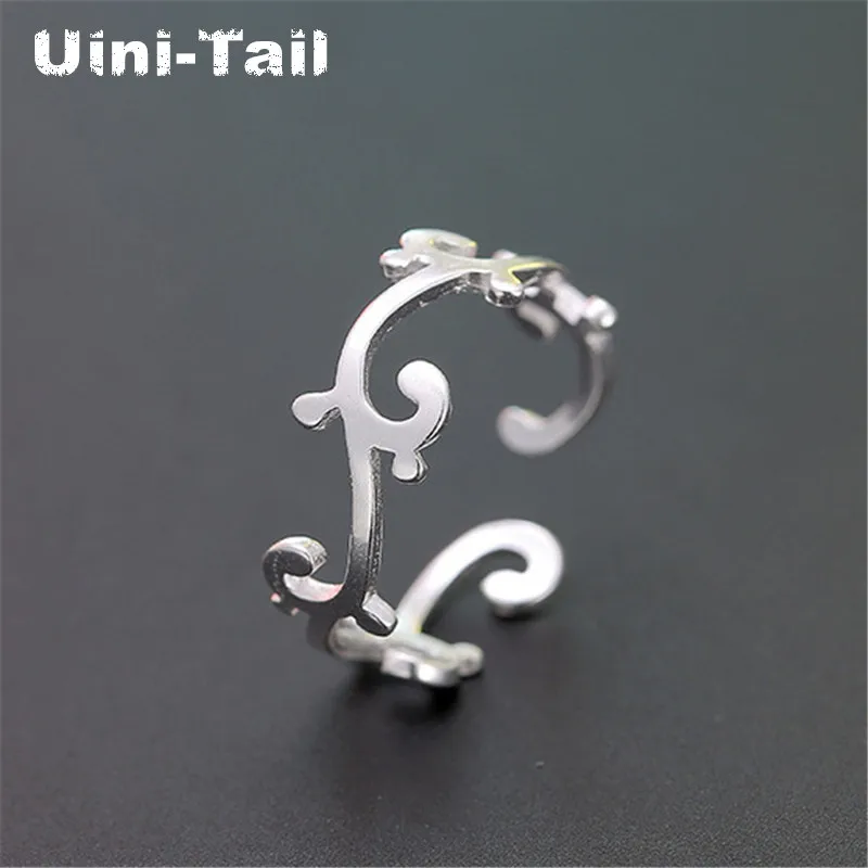 Uini-Tail hot new 925 sterling silver open ring auspicious cloud brushed silver ring fashion trend Chinese style jewelry GN793
Uini-Tail hot new 925 sterling silver open ring auspicious cloud brushed silver ring fashion trend Chinese style jewelry GN793
