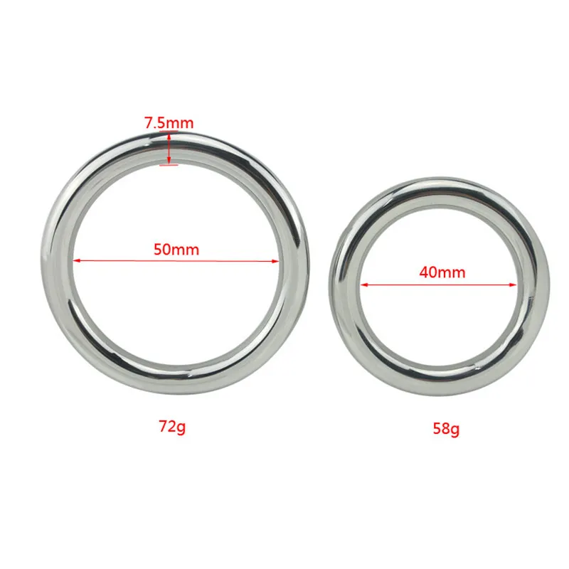 Sex Toys Male Cock Ring Penis Sleeve Chastity Device Stainless Steel Penis Rings Male Glans Protect Cage Ring Men Adult Products