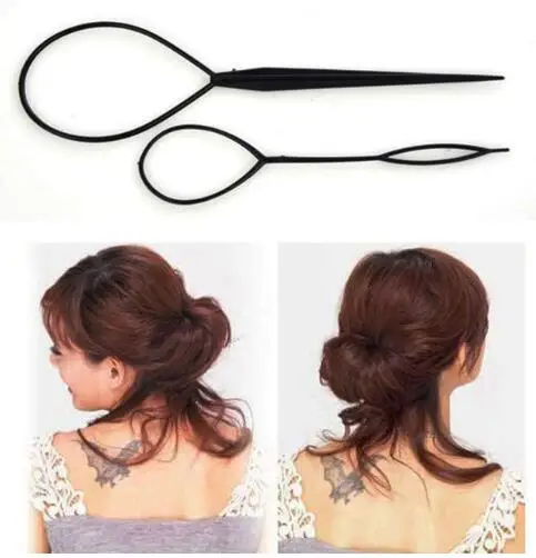 2 sets/lot Hot Sale Chic Magic Topsy Tail Hair Braid Ponytail Styling Maker Clip Tool Black 2pcs Drop Shipping Headwear A178-2
2 sets/lot Hot Sale Chic Magic Topsy Tail Hair Braid Ponytail Styling Maker Clip Tool Black 2pcs Drop Shipping Headwear A178-2