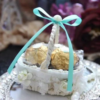 Upscale Lace Flower Side Bamboo Basket Design Yarn Wedding Candy Box Party Favor Chocolate Boxes 7 Color Available 100pcs/lot
Upscale Lace Flower Side Bamboo Basket Design Yarn Wedding Candy Box Party Favor Chocolate Boxes 7 Color Available 100pcs/lot