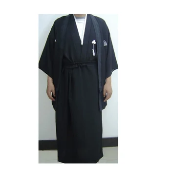 Black Three-piece Suit Cosplay apparel Embroider kimono Japanese Man's Traditional Yukata Costume Clothing one size
Black Three-piece Suit Cosplay apparel Embroider kimono Japanese Man's Traditional Yukata Costume Clothing one size