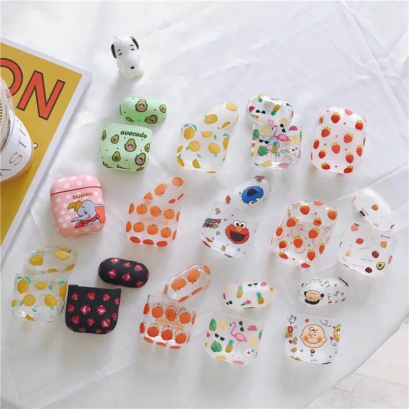 Luxury Orange Strawberry For airpods case Bluetooth Wireless Headphone Case For airpods 1/2 Cartoon Hard Case Charging Box
Luxury Orange Strawberry For airpods case Bluetooth Wireless Headphone Case For airpods 1/2 Cartoon Hard Case Charging Box