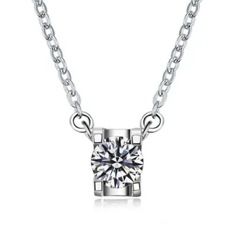 Test Positive ! 1CT Moissanite Carbon Pendant Women Sterling Silver Jewelry Brand Quality Pendant Necklace Engagement Jewelry
Test Positive ! 1CT Moissanite Carbon Pendant Women Sterling Silver Jewelry Brand Quality Pendant Necklace Engagement Jewelry