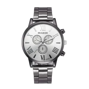 MIGEER Fashion Men watch Crystal Business Stainless Steel Analog Quartz Wrist Watches Bracelet Relogio Masculino A2
MIGEER Fashion Men watch Crystal Business Stainless Steel Analog Quartz Wrist Watches Bracelet Relogio Masculino A2