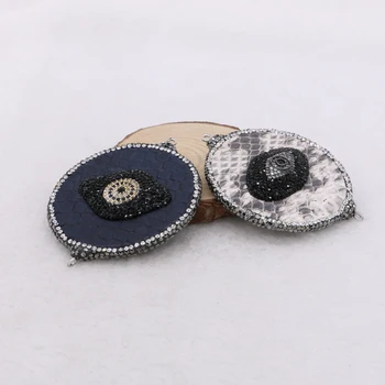 Snakeskin beads pendants with paved eyes beads handcrafted jewelry making Gems jewelry finding DIY beads 1317
Snakeskin beads pendants with paved eyes beads handcrafted jewelry making Gems jewelry finding DIY beads 1317