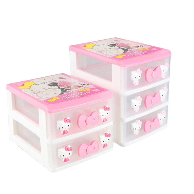Cute Hello Kitty Desktop Receiver Box Cosmetic Plastic Storage Drawer Jewelry Storage Boxes Pull-out Drawer Organiser D
Cute Hello Kitty Desktop Receiver Box Cosmetic Plastic Storage Drawer Jewelry Storage Boxes Pull-out Drawer Organiser D