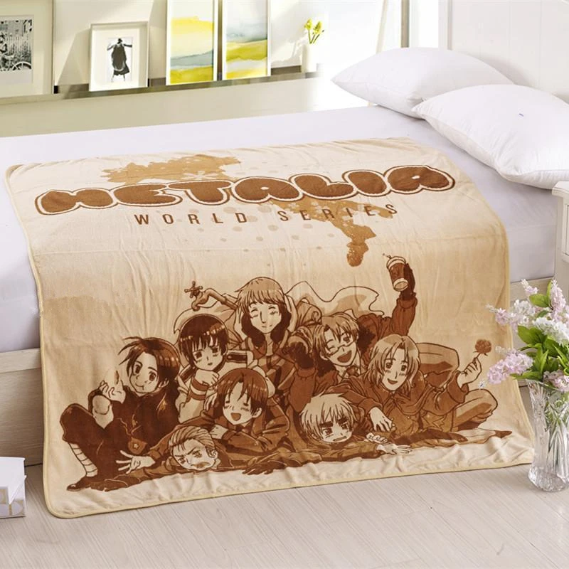 Anime Hetalia: Axis Powers World Series Group Throw Blanket Winter Warm Bed Sofa Coral Fleece Plush Blanket Rug Quilt Cosplay
Anime Hetalia: Axis Powers World Series Group Throw Blanket Winter Warm Bed Sofa Coral Fleece Plush Blanket Rug Quilt Cosplay