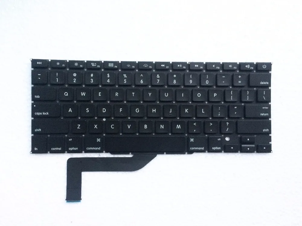 Новая клавиатура A1398 US без бумаги с подсветкой для MacBook Pro 15 дюймов 2012 2013 2014 2015 |
