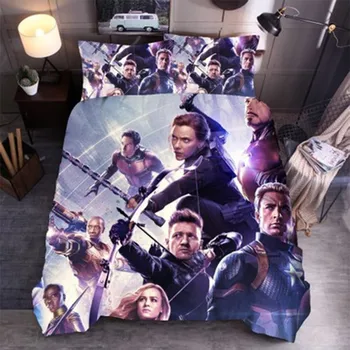 New Fashion Creative Style Home Textile Print Avengers Endgame Pattern Bedding Set Europe And America King Size 3 Pcs Bedding
New Fashion Creative Style Home Textile Print Avengers Endgame Pattern Bedding Set Europe And America King Size 3 Pcs Bedding
