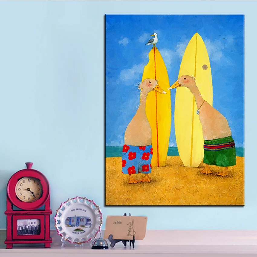 Large size Printing Oil Painting surf quacks Wall painting Steampunk Wall Art Picture For Living Room painting No Frame
Large size Printing Oil Painting surf quacks Wall painting Steampunk Wall Art Picture For Living Room painting No Frame