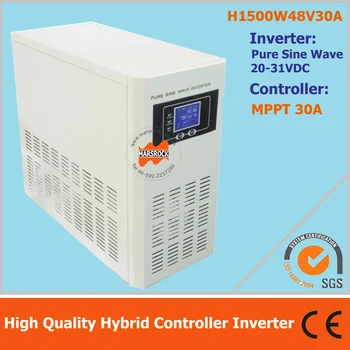 1500W 48VDC 30A solar inverter with MPPT controller machine , hybrid MPPT controller inverter with UPS function
1500W 48VDC 30A solar inverter with MPPT controller machine , hybrid MPPT controller inverter with UPS function