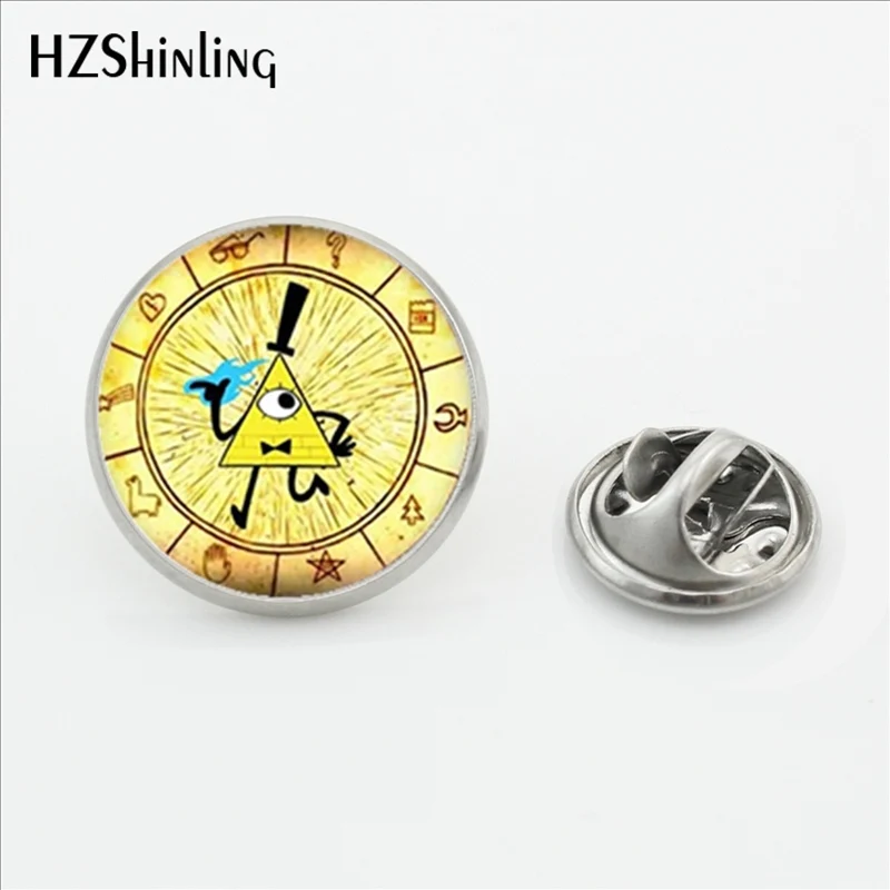 New Arrival Bill Cipher Falls Butterfly Clasp Pin Mysteries Bill Cipher Wheel Glass Photo Stainless Steel Lapel Pins
New Arrival Bill Cipher Falls Butterfly Clasp Pin Mysteries Bill Cipher Wheel Glass Photo Stainless Steel Lapel Pins