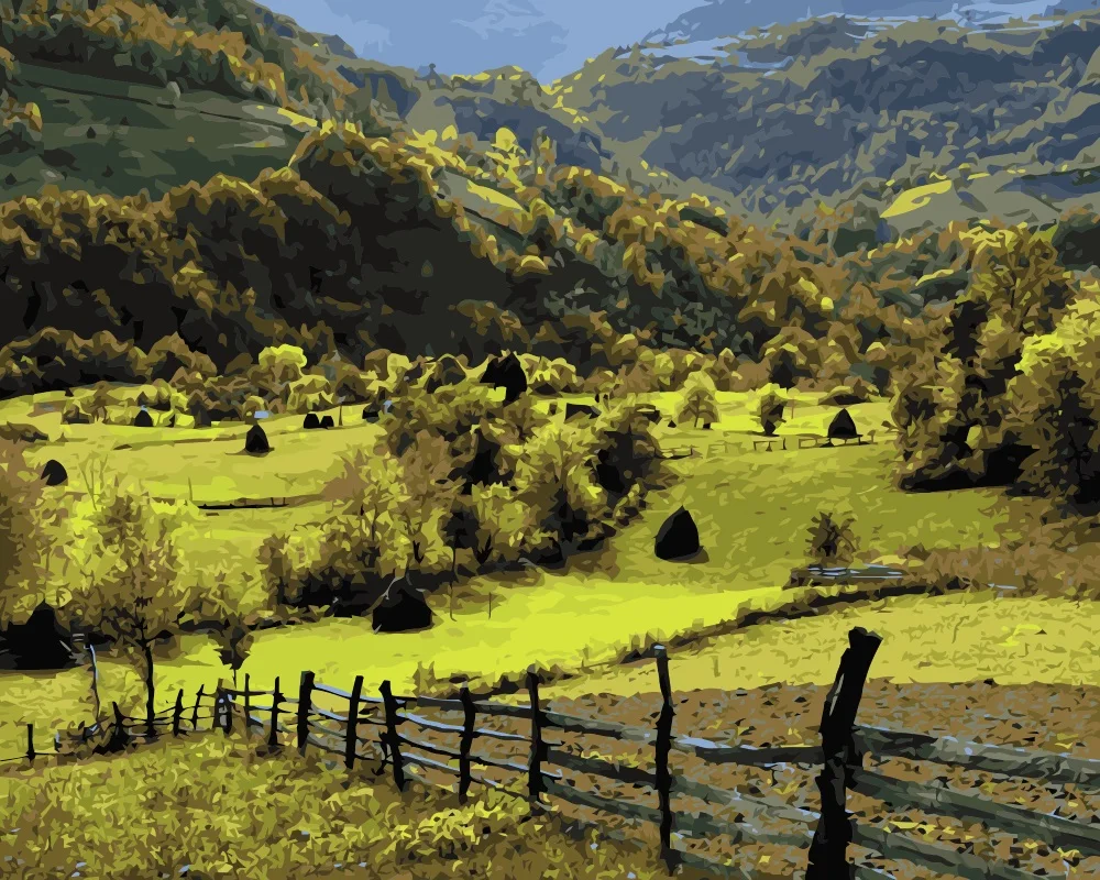 MaHuaf-i099 Serbia pastoral mountain landscape painting drawing by numbers DIY canvas pictures for living room wall home decor
MaHuaf-i099 Serbia pastoral mountain landscape painting drawing by numbers DIY canvas pictures for living room wall home decor