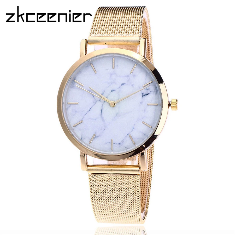 Top Sales Silver And Gold Color Mesh Brand Creative Marble Wrist Watch Casual Women Quartz Watches Gift Relogio Feminino
Top Sales Silver And Gold Color Mesh Brand Creative Marble Wrist Watch Casual Women Quartz Watches Gift Relogio Feminino