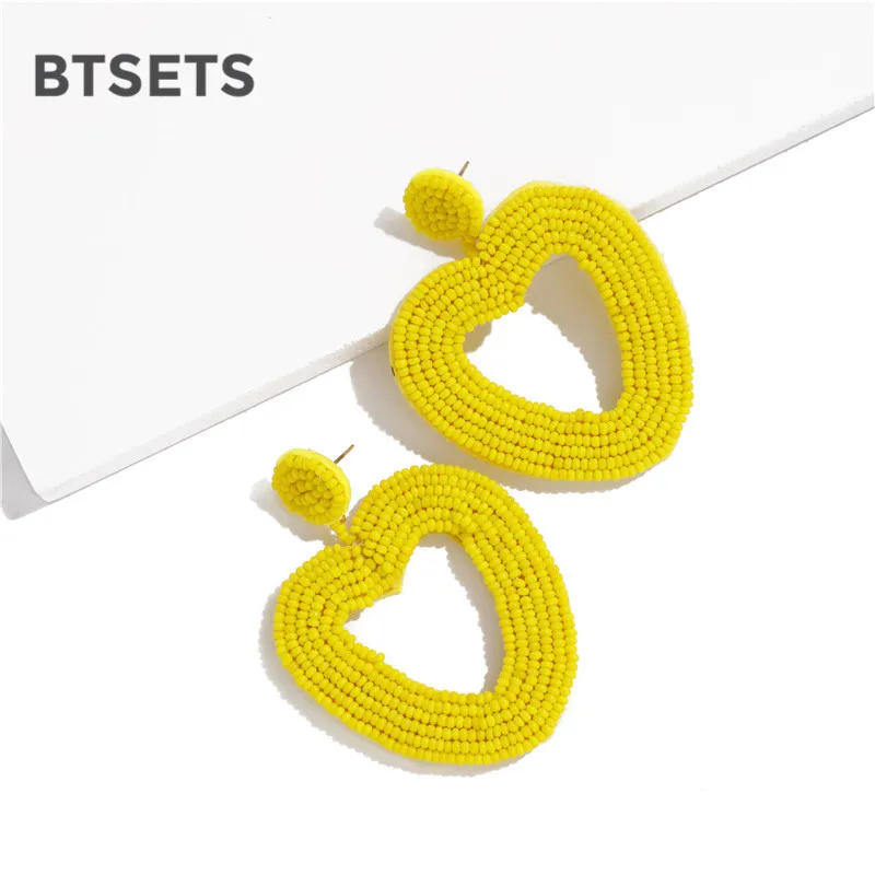 Yellow Drop Earrings for Women Heart Big Charms Earings Fashion Jewelry Bohemian Female 2019 Wedding Summer Drop Earrings
Yellow Drop Earrings for Women Heart Big Charms Earings Fashion Jewelry Bohemian Female 2019 Wedding Summer Drop Earrings