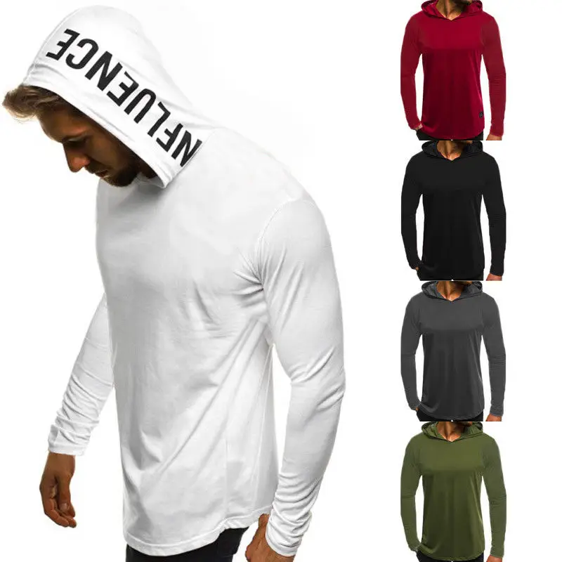 2018 Brand New Fashion Muscle Men's Long Sleeve Slim Fit Tops Summer Hooded Tee Sportswear Hoodies Sweatshirts
2018 Brand New Fashion Muscle Men's Long Sleeve Slim Fit Tops Summer Hooded Tee Sportswear Hoodies Sweatshirts