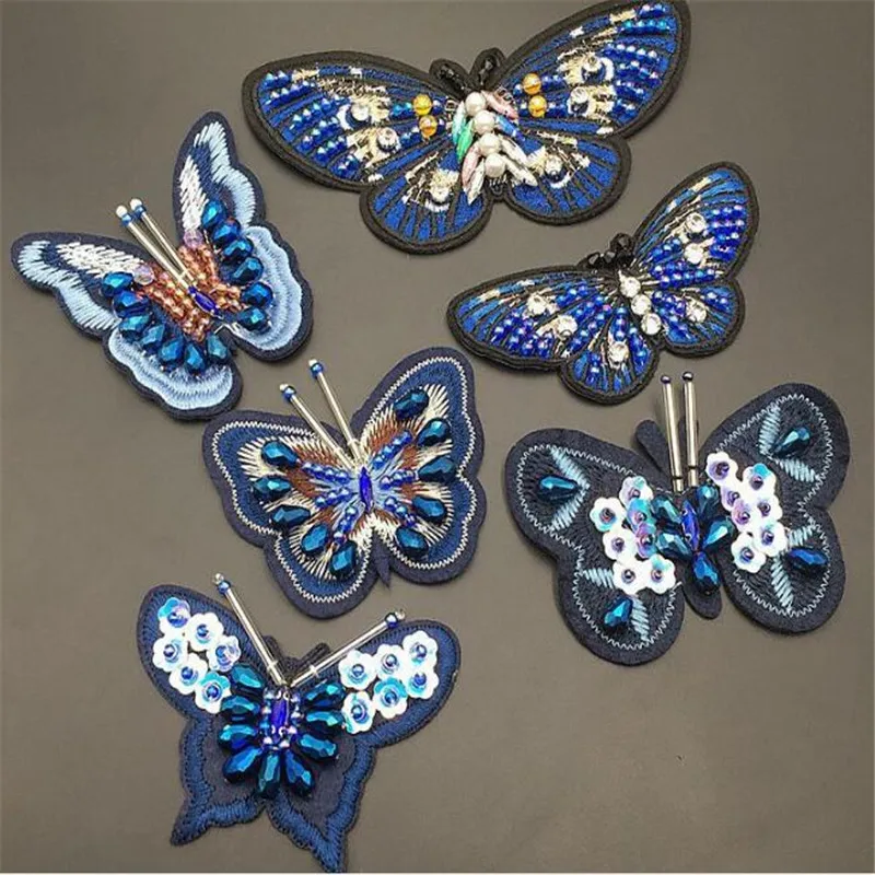 Hand-beaded 3D butterfly embroidery cloth applique clothing shoes and hats diy decorative accessories
Hand-beaded 3D butterfly embroidery cloth applique clothing shoes and hats diy decorative accessories