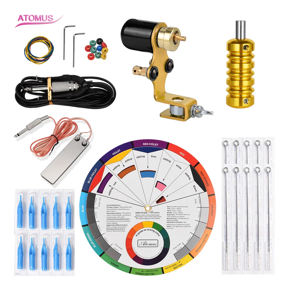 Complete Tattooo Tip Tattoo Needle Clip Cord Pedal Kit Tatuagem Rotary Maquina De Tatuar Tatto Machine Set Tatoo For Beginners
Complete Tattooo Tip Tattoo Needle Clip Cord Pedal Kit Tatuagem Rotary Maquina De Tatuar Tatto Machine Set Tatoo For Beginners