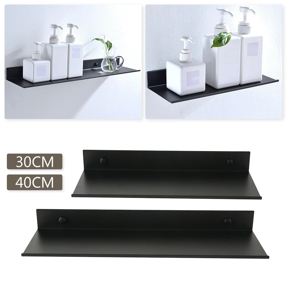 30/40cm Storage Rack Space Aluminum Wall Shelf Bathroom Kitchen Bedroom Living Room Home Hotel Thickened Organizer Black
30/40cm Storage Rack Space Aluminum Wall Shelf Bathroom Kitchen Bedroom Living Room Home Hotel Thickened Organizer Black