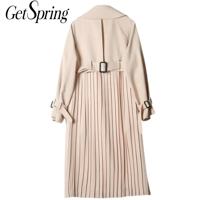 GETSPRING Women Coat Women Trench Coats Bandage Pleated Irregular Women Long Trench Khaki Casual Loose Long Coats 2019 Fashion
GETSPRING Women Coat Women Trench Coats Bandage Pleated Irregular Women Long Trench Khaki Casual Loose Long Coats 2019 Fashion