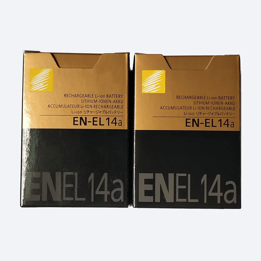 2PCS/Lot EN-EL14a ENEL14a EN EL14a Battery For Nikon DF D5600 D5500 D5300 D5200 D5100 D3400 D3300 D3200 D3100 P7100 P7700 P7800
2PCS/Lot EN-EL14a ENEL14a EN EL14a Battery For Nikon DF D5600 D5500 D5300 D5200 D5100 D3400 D3300 D3200 D3100 P7100 P7700 P7800