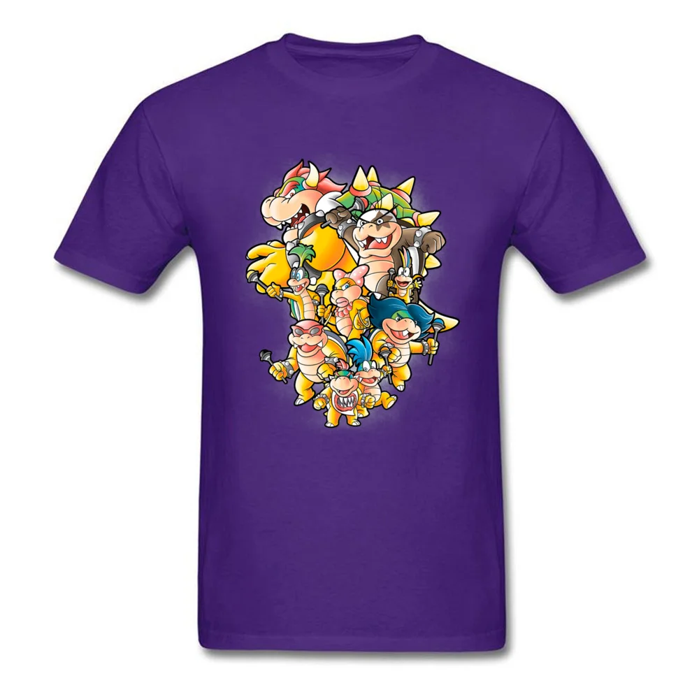 demon king family 9798 100% Cotton Gift Tops Shirt Hip Hop Short Sleeve Men Top T-shirts Party Summer Tee Shirt O-Neck demon king family 9798 purple