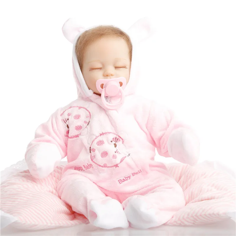 18 inch 45cm baby reborn Silicone dolls, lifelike doll reborn babies toys for girl princess gift brinquedos Children's toys
18 inch 45cm baby reborn Silicone dolls, lifelike doll reborn babies toys for girl princess gift brinquedos Children's toys
