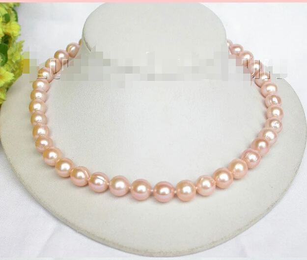 Free shipping@@@@@ A> luster 11mm 17'' round pink freshwater pearls necklace gold plated clasp j7829 a
Free shipping@@@@@ A> luster 11mm 17'' round pink freshwater pearls necklace gold plated clasp j7829 a