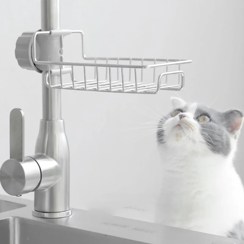 JESSE KAMM Faucet Rack Stainless Steel Drain Debris Storage Rack Creative Models Kitchen Rack Adjustable 
JESSE KAMM Faucet Rack Stainless Steel Drain Debris Storage Rack Creative Models Kitchen Rack Adjustable