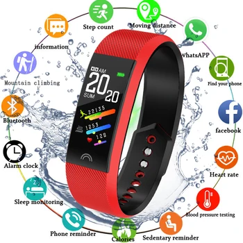 LIGE Smart Bracelet Heart Rate Blood Pressure Monitor Smart Wristband Fitness Tracker Watch Pedometer Smart Band For Android IOS 
LIGE Smart Bracelet Heart Rate Blood Pressure Monitor Smart Wristband Fitness Tracker Watch Pedometer Smart Band For Android IOS