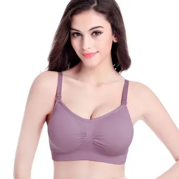 Women Nursing Maternity Bra Feeding Seamless Gather Front Buckle Padded Brassiere Bras Wirefree Pregnant Breastfeeding
Women Nursing Maternity Bra Feeding Seamless Gather Front Buckle Padded Brassiere Bras Wirefree Pregnant Breastfeeding