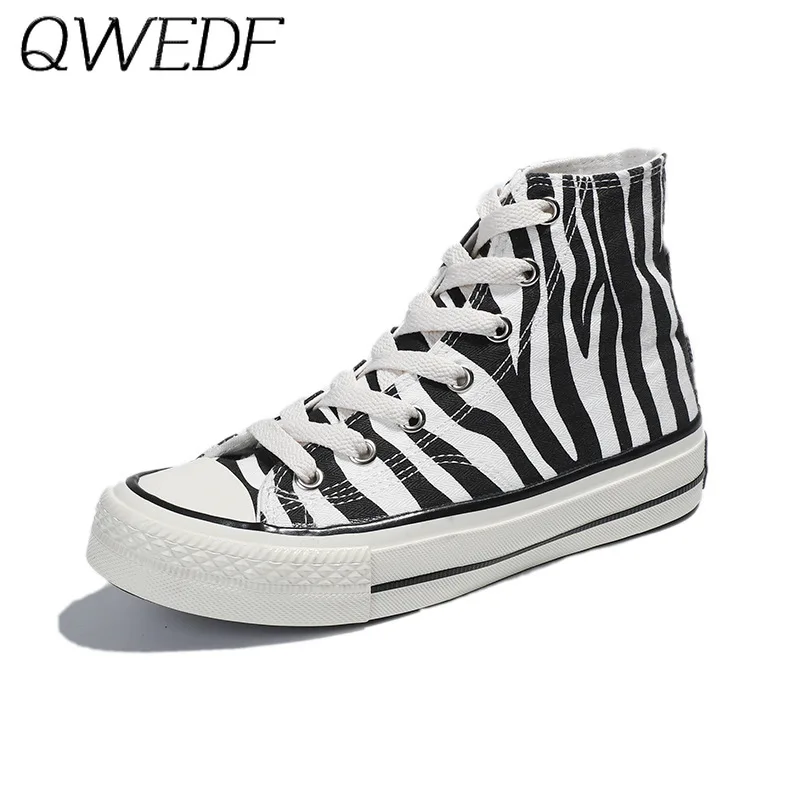 Women's Canvas Shoes Sneakers Hand-painted Zebra high-top wild women's shoes women's casual walking shoes casual shoes N1-84
Women's Canvas Shoes Sneakers Hand-painted Zebra high-top wild women's shoes women's casual walking shoes casual shoes N1-84