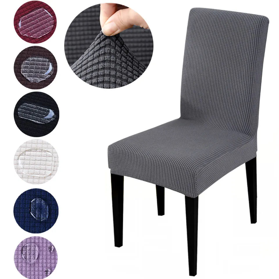 Super Soft Jacquard Fabric Short-term Waterproof Stretch Chair Cover Elastic Spandex Seat Chair Cover For Dining Room/Kitchen
Super Soft Jacquard Fabric Short-term Waterproof Stretch Chair Cover Elastic Spandex Seat Chair Cover For Dining Room/Kitchen