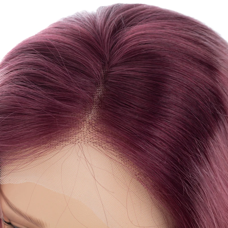 Brazilian Remy Glueless Ombre Color Lace Front Human Hair Wigs 130