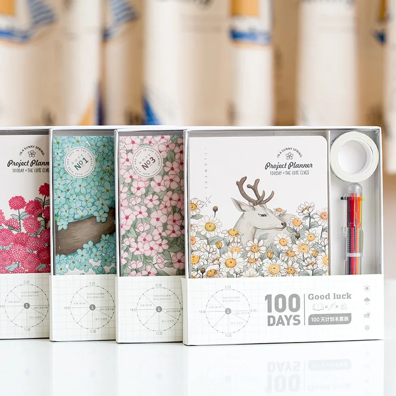Kawaii Animal World 100 Days Schedule Book Diary Weekly Planner Notebook School Supplies Gift
Kawaii Animal World 100 Days Schedule Book Diary Weekly Planner Notebook School Supplies Gift