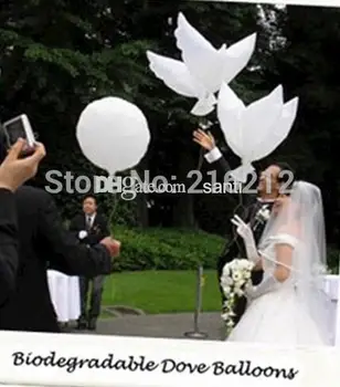 300 pcs Wedding helium inflatable biodegradable white Dove Balloons for wedding decoration doves shaped bio balloons
300 pcs Wedding helium inflatable biodegradable white Dove Balloons for wedding decoration doves shaped bio balloons