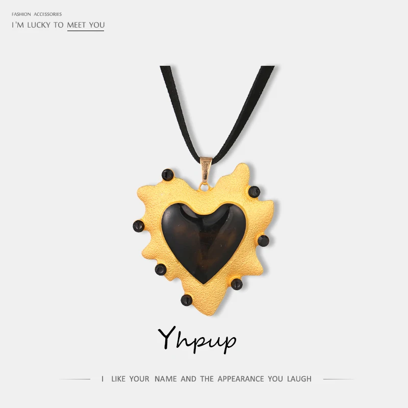 Yhpup New Stylish Brand Temperament Heart Geometric Pendant Necklace Geometric Statement Jewelry For Women Clothes Accessories
Yhpup New Stylish Brand Temperament Heart Geometric Pendant Necklace Geometric Statement Jewelry For Women Clothes Accessories