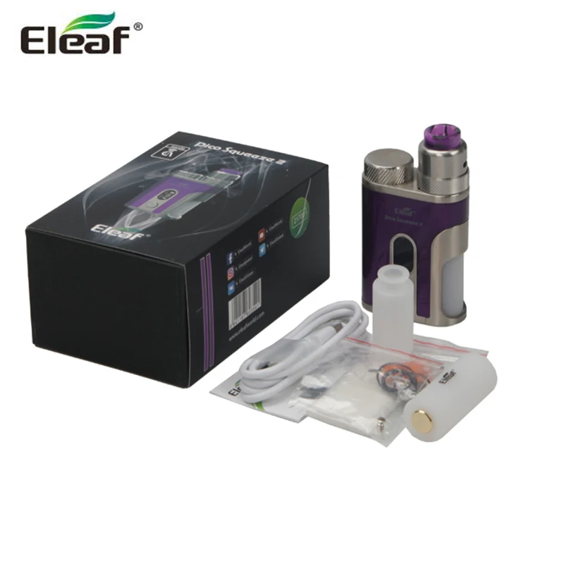 Original Eleaf Pico Squeeze 2 with Coral 2 Kit 8ml Squonk Bottle 100W Pico Squeeze 2 Box MOD E Cigarette Kit
Original Eleaf Pico Squeeze 2 with Coral 2 Kit 8ml Squonk Bottle 100W Pico Squeeze 2 Box MOD E Cigarette Kit