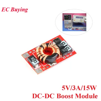 DC-DC Boost Module Converter 3V 3.7V 4.2V Step Up 5V 3A 5A 15W Lithium Battery Power Supply Charger Module Board LED Indicator
DC-DC Boost Module Converter 3V 3.7V 4.2V Step Up 5V 3A 5A 15W Lithium Battery Power Supply Charger Module Board LED Indicator