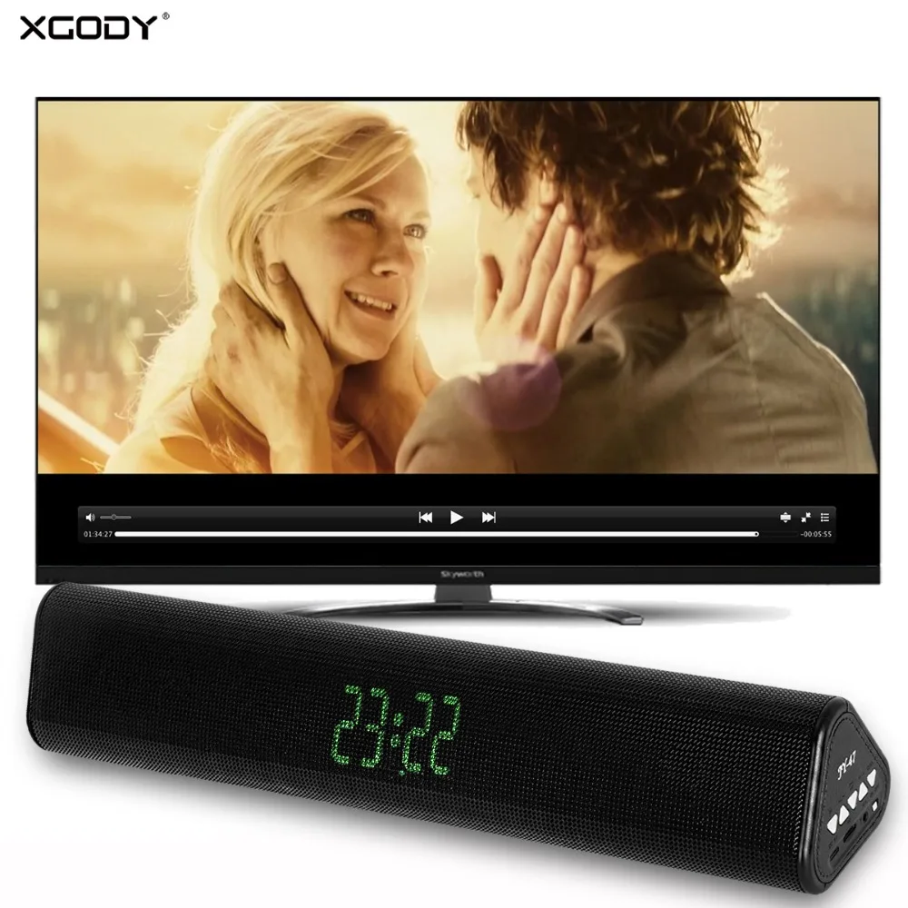 XGODY JY47 Portable 3.5MM Wired Computer TV Speaker FM Radio Sound Bar Stereo Bass Wireless Bluetooth Speaker For Mobile Phone
XGODY JY47 Portable 3.5MM Wired Computer TV Speaker FM Radio Sound Bar Stereo Bass Wireless Bluetooth Speaker For Mobile Phone