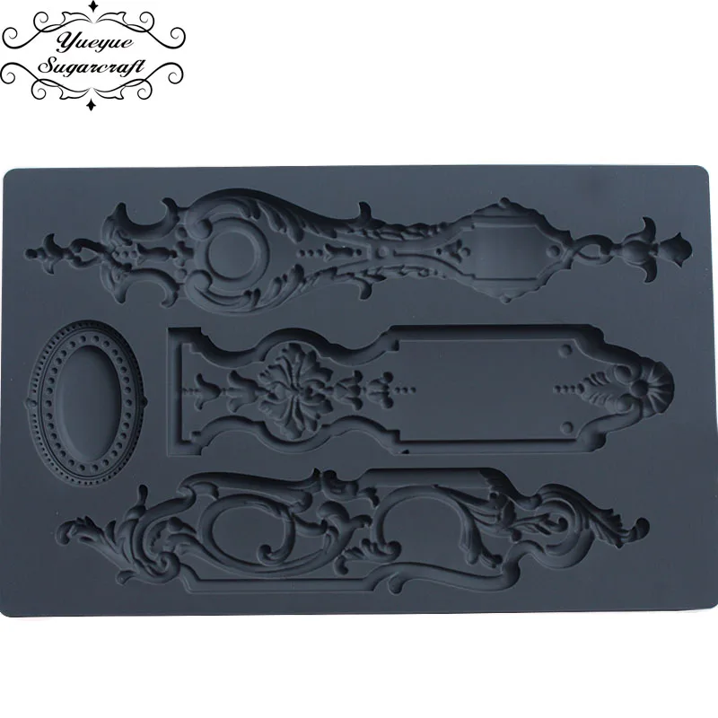 Yueyue Sugarcraft Frame silicone mold fondant mold cake decorating tools chocolate gumpaste mold baking
Yueyue Sugarcraft Frame silicone mold fondant mold cake decorating tools chocolate gumpaste mold baking
