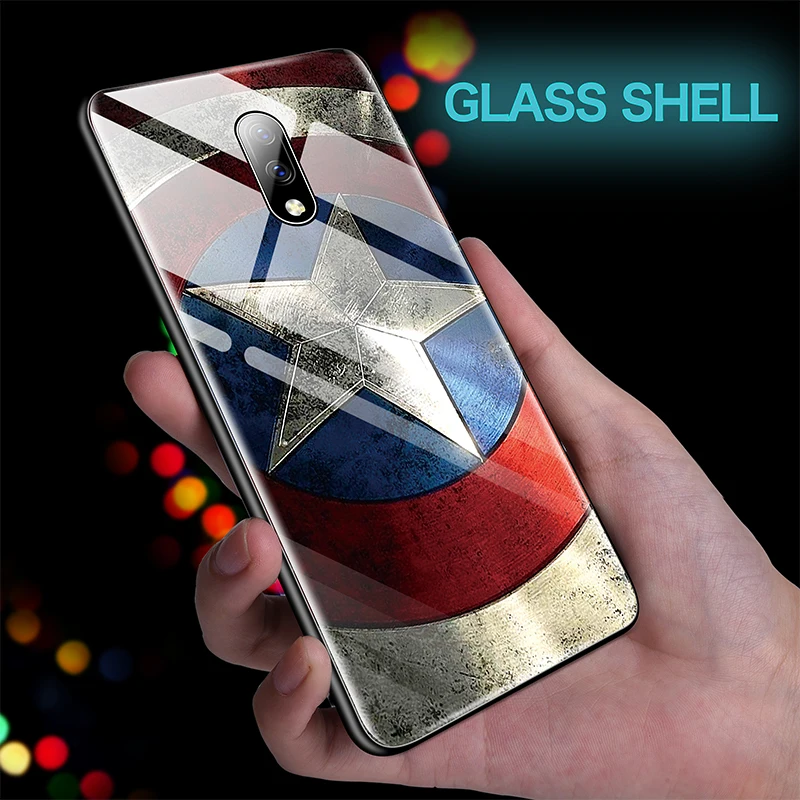Marvel Iron Man Captain America Glass Phone Case For Oneplus 5 5T 6 6T 7 7Pro Avengers Batman Captain Marvel Cover Coque Funda
Marvel Iron Man Captain America Glass Phone Case For Oneplus 5 5T 6 6T 7 7Pro Avengers Batman Captain Marvel Cover Coque Funda