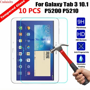 10 PCS 9H Toughened Tempered Glass Screen Protect Skin For Samsung Galaxy Tab 3 P5200 P5210 GT-P5200 10.1" Explosion-Proof Film
10 PCS 9H Toughened Tempered Glass Screen Protect Skin For Samsung Galaxy Tab 3 P5200 P5210 GT-P5200 10.1" Explosion-Proof Film