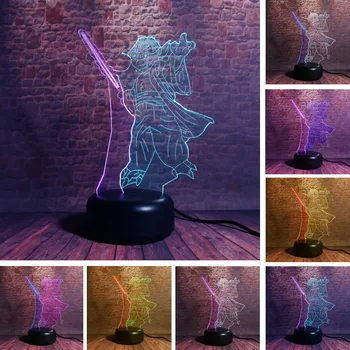 Amroe New Star Wars 3D Mixed Lamp Led Master Yoda 7 Color Change Gradient Touch Remote Child Kid Birthday Xmas Thanksgiving Gift
Amroe New Star Wars 3D Mixed Lamp Led Master Yoda 7 Color Change Gradient Touch Remote Child Kid Birthday Xmas Thanksgiving Gift