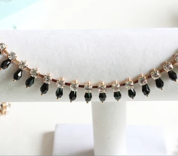 free shipping 90cm/pack 1.6cm black crystal metal chain with tassel gold plating rhinestone trims for headband crafts decoration
free shipping 90cm/pack 1.6cm black crystal metal chain with tassel gold plating rhinestone trims for headband crafts decoration
