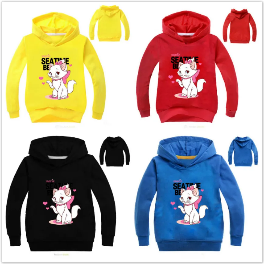 New Spring Big Boys Long Sleeve T Shirt Children Girls The Aristocats Print Cartoon Sweatshirt Clothing Boys Hoodies Kid Clothes
New Spring Big Boys Long Sleeve T Shirt Children Girls The Aristocats Print Cartoon Sweatshirt Clothing Boys Hoodies Kid Clothes