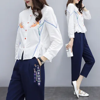 Spring Embroidered 2 Piece Set Women Casual Ensemble Femme Deux Pieces Year-old Female Costume Conjunto Feminino Tracksuit
Spring Embroidered 2 Piece Set Women Casual Ensemble Femme Deux Pieces Year-old Female Costume Conjunto Feminino Tracksuit