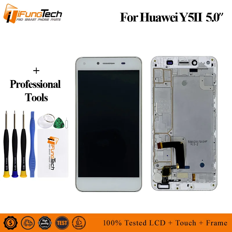 LCD Display For Huawei Y5 II LCD Display + Touch Screen 100% Tested Digitizer Assembly Replacement For Huawei Y5 II / Y5 2 Y5II
LCD Display For Huawei Y5 II LCD Display + Touch Screen 100% Tested Digitizer Assembly Replacement For Huawei Y5 II / Y5 2 Y5II