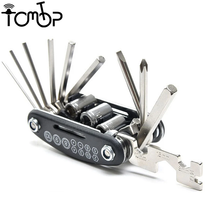 Dropshipping 16 in 1 Multifunction Bicycle Repair Tool Kit Hex Spoke Cycling Screwdriver MTB Mountain Cycling Bike Repair Tool
Dropshipping 16 in 1 Multifunction Bicycle Repair Tool Kit Hex Spoke Cycling Screwdriver MTB Mountain Cycling Bike Repair Tool