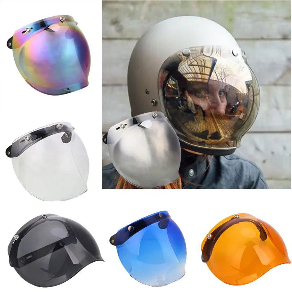 Motorcycle helmet lens Motorbike Flip Down Retro Helmet Visor Bubble Shield Mirror three button Lens Base Amber/Dark Tawny
Motorcycle helmet lens Motorbike Flip Down Retro Helmet Visor Bubble Shield Mirror three button Lens Base Amber/Dark Tawny
